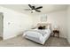 Inviting bedroom with carpet, neutral tones and good storage at 1206 E Loyola Dr, Tempe, AZ 85282