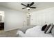 Comfortable bedroom with plush carpet and view of bathroom at 1206 E Loyola Dr, Tempe, AZ 85282