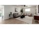 Living room featuring modern furniture, a ceiling fan, and natural lighting at 1206 E Loyola Dr, Tempe, AZ 85282