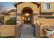 Charming entryway featuring a double door and decorative lighting at 15011 N 45Th Pl, Phoenix, AZ 85032