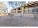 Backyard area with gravel landscaping, providing a low-maintenance and natural outdoor space at 15843 E Mustang Dr, Fountain Hills, AZ 85268