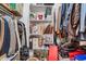 Organized closet with shelves and hanging rods, maximizing storage space at 20006 N Concho Cir, Sun City, AZ 85373