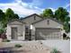 Charming single-story home with a two-car garage and a beautifully landscaped front yard at 24174 W Hidalgo Ave, Buckeye, AZ 85326