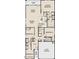 Detailed floor plan showcasing the layout of the house, including bedrooms, bathrooms, and living areas at 24182 W Hidalgo Ave, Buckeye, AZ 85326