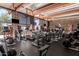 This community gym features treadmills, bikes, weights, and other workout equipment at 28735 N 21St Ave, Phoenix, AZ 85085