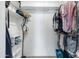 Spacious walk-in closet with ample shelving and hanging storage for organization at 3133 W Christy Dr, Phoenix, AZ 85029