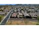 Attractive aerial view of home featuring a private backyard oasis and mature trees at 3238 W White Canyon Rd, San Tan Valley, AZ 85144