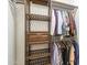 Organized closet with built-in shelving and hanging rods for efficient storage at 4915 N Greentree Dr, Litchfield Park, AZ 85340