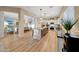 Bright kitchen features a large island with pendant lighting and stainless steel appliances at 18143 W Buckhorn Dr, Goodyear, AZ 85338