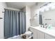 Clean bathroom with a shower and vanity at 20100 N 78Th Pl # 2098, Scottsdale, AZ 85255