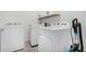 This well-equipped laundry room features modern appliances, including a washer, dryer, and vacuum at 4402 W Bush Bean Way, San Tan Valley, AZ 85144