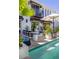 Inviting poolside patio with comfortable seating, perfect for outdoor relaxation and entertainment at 7242 E Joshua Tree Ln, Scottsdale, AZ 85250