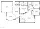 Detailed floor plan showing layout of living spaces including bedrooms, kitchen, and garage at 7841 N 18Th St, Phoenix, AZ 85020