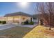 Single level home showcasing desert landscaping, a two car carport, and block fence at 10521 W Roundelay Cir, Sun City, AZ 85351