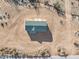 Birds eye view of roof and desert landscape at 164 S Oak Rd, Maricopa, AZ 85139