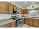 Functional kitchen featuring ample counter space, updated cabinets and stainless steel appliances at 18230 E El Viejo Desierto --, Gold Canyon, AZ 85118