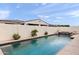 Inviting pool features a relaxing spa and mature landscaping for a serene outdoor oasis at 22538 E Tierra Grande --, Queen Creek, AZ 85142