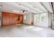 Clean and organized garage with storage cabinets and epoxy floor at 2320 E Allen St, Phoenix, AZ 85042