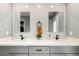 Elegant bathroom with dual sinks, modern fixtures, and ample counter space for convenience at 2701 E Lockwood St, Mesa, AZ 85213