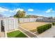 Spacious backyard with shed, landscaping, and privacy walls at 40975 N Arbor Ave, San Tan Valley, AZ 85140