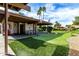 Well-manicured putting green and covered recreation area, perfect for outdoor enjoyment and relaxation at 4800 N 68Th St # 385, Scottsdale, AZ 85251