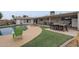 Perfect backyard for entertaining featuring pool, outdoor dining area, and covered patio at 6251 E Hannibal St, Mesa, AZ 85205