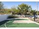 Outdoor basketball court featuring lush green surroundings and a well-maintained playing surface at 6500 E Cactus Wren Rd, Paradise Valley, AZ 85253