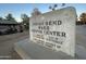 Sign for the Indian Bend Wash Visitor Center operated by the City of Scottsdale at 7751 E Glenrosa Ave # A1, Scottsdale, AZ 85251