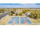 Aerial view of community basketball courts offers recreation opportunities and neighborhood engagement at 8335 W Berridge Ln, Glendale, AZ 85305
