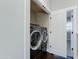 Convenient laundry room featuring a modern washer and dryer set at 1400 E Bethany Home Rd # 27, Phoenix, AZ 85014