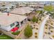 This aerial view showcases backyard patios, desert landscaping, and walkways throughout the community at 22651 E Via Del Verde --, Queen Creek, AZ 85142