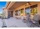 This home's covered patio provides the perfect space for relaxation and outdoor entertaining at 2842 E Stottler Ct, Gilbert, AZ 85296