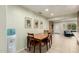 Dining room with tile flooring, neutral walls, and space for entertaining at 3512 N Chambers Ct, Scottsdale, AZ 85251