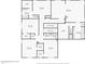 Second-floor plan featuring multiple bedrooms, bathrooms, and closet spaces at 41011 W Walker Way, Maricopa, AZ 85138