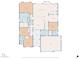 Detailed floor plan showcasing the layout of bedrooms, bathrooms, kitchen, living spaces, and attached garage at 4215 W Reddie Loop, Phoenix, AZ 85083
