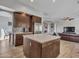 Kitchen with a large center island perfect for entertaining or meal preparation at 4215 W Reddie Loop, Phoenix, AZ 85083