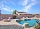 Inviting backyard pool and patio, with a firepit, perfect for entertaining at 4215 W Reddie Loop, Phoenix, AZ 85083