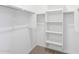 Spacious walk-in closet with built-in shelves at 4351 W Jeanette Ln, San Tan Valley, AZ 85144