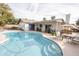 Spacious backyard featuring a refreshing pool, patio area, and a well-maintained outdoor bar at 4434 W Dahlia Dr, Glendale, AZ 85304