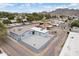 Aerial view of home showcasing its landscaping and neighborhood setting at 1101 E Cheryl Dr, Phoenix, AZ 85020