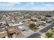 Residential area captured from above, highlighting the layout of homes with mature trees and neighborhood streets at 1101 E Cheryl Dr, Phoenix, AZ 85020