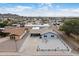 Aerial view of charming home showcasing its landscaping and neighborhood setting at 1101 E Cheryl Dr, Phoenix, AZ 85020