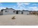 Home with large gravel backyard, secure fencing, and mountain views at 1101 E Cheryl Dr, Phoenix, AZ 85020