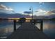 Scenic view of lake and pier at 13102 S 177Th Dr, Goodyear, AZ 85338