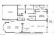 Detailed floor plan showcasing the layout of the home including bedrooms, bathrooms, and living spaces at 2303 E Wescott Dr, Phoenix, AZ 85024