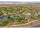 Aerial view of Anthem Community Park showcasing playgrounds, lakes, walking paths, and picnic areas at 3419 W Thoreau Ln, Anthem, AZ 85086