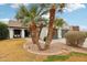 Well maintained front yard with mature palm trees in front of single story house at 3793 S Seton Ave, Gilbert, AZ 85297