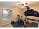 Exercise room with treadmill, stationary bike, and free weights at 4317 E Williams Dr, Phoenix, AZ 85050