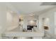 Bright hallway with decorative built-in shelving at 4534 E Oberlin Way, Cave Creek, AZ 85331