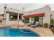 A beautiful pool and patio are ideal for outdoor relaxation and entertaining guests at 6188 N 29Th Pl, Phoenix, AZ 85016